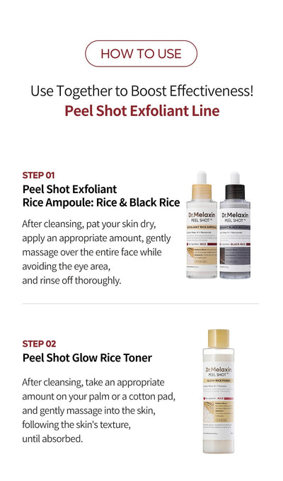Dr. Melaxin Rice Peel Ampoule
